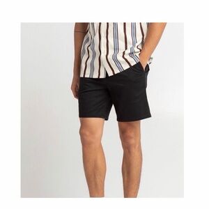 RSQ Men’s Short Chino Shorts In Black NWT
